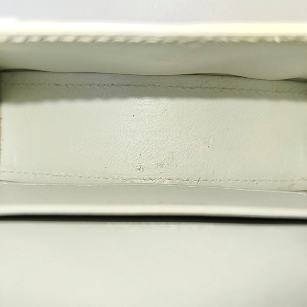 Hourglass Mini Calfskin White