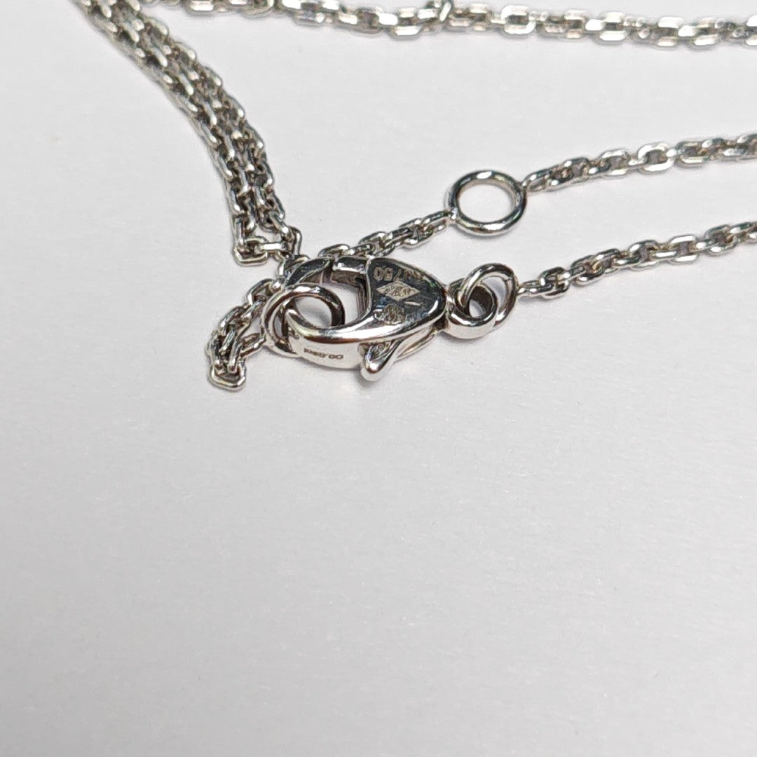 IDYLLE BLOSSOM 18k White Gold Silver Necklace