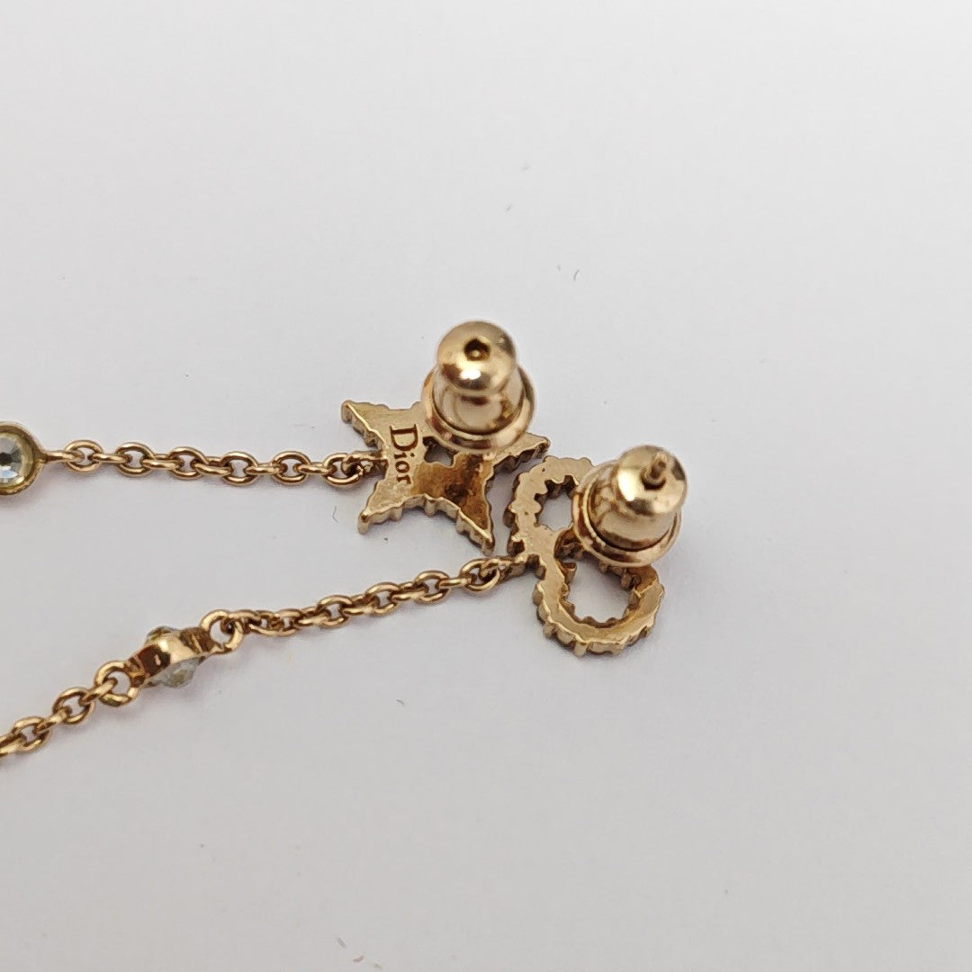 La Petite Tribale Metal Gold Stud Earrings