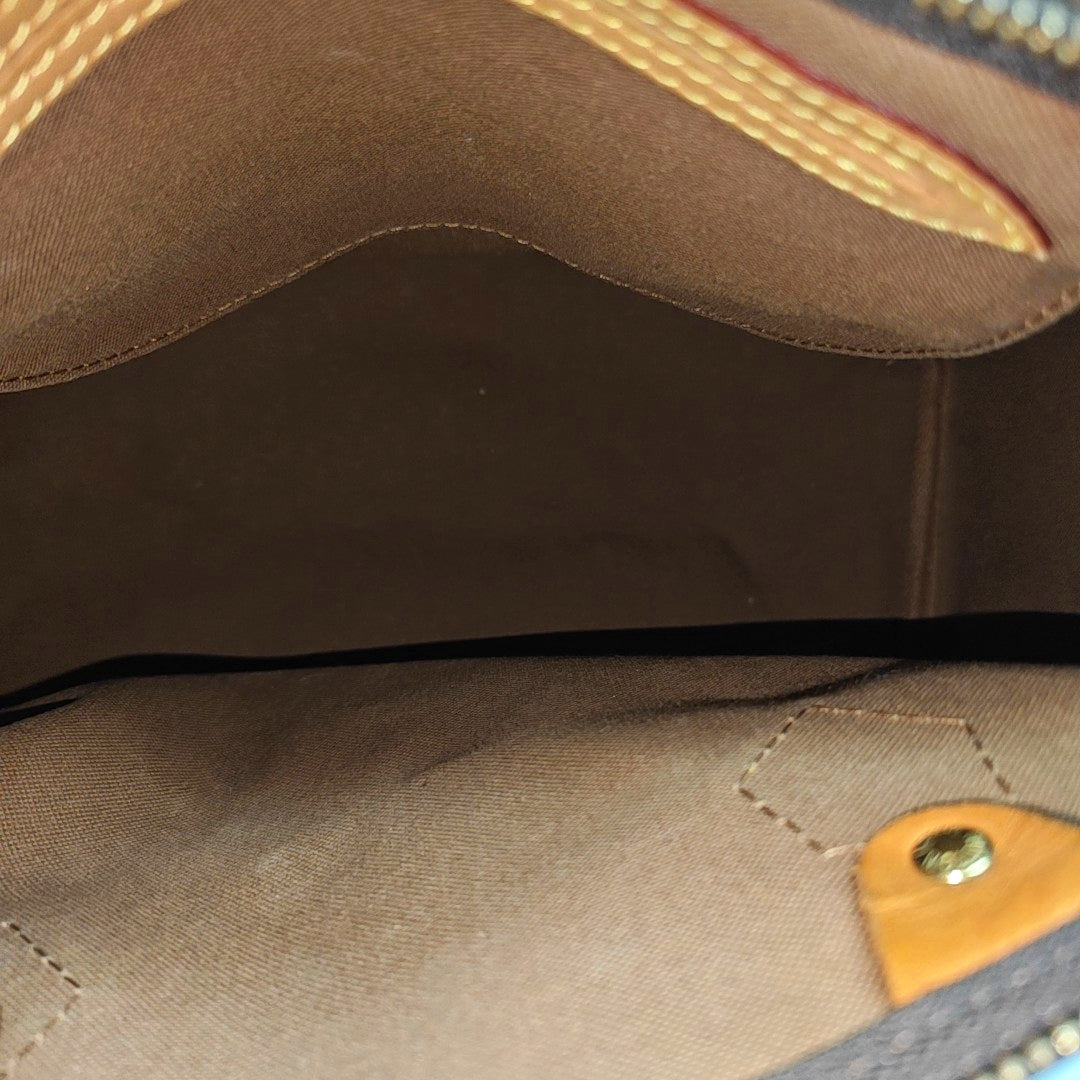 SPEEDY 30 Monogram Coated Canvas Brown