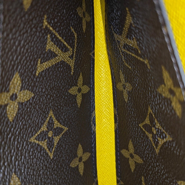 EMILIE Monogram Coated Canvas Brown