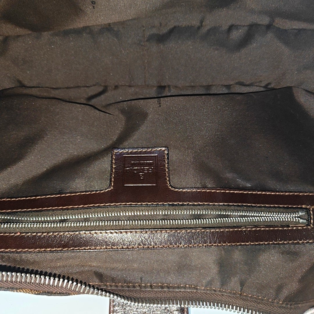 Canvas Shoulder Bag Brown