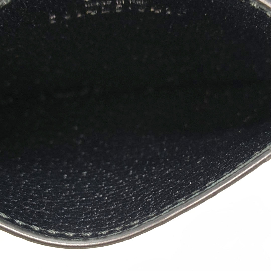 Monogram Coated Canvas Card Holder Black