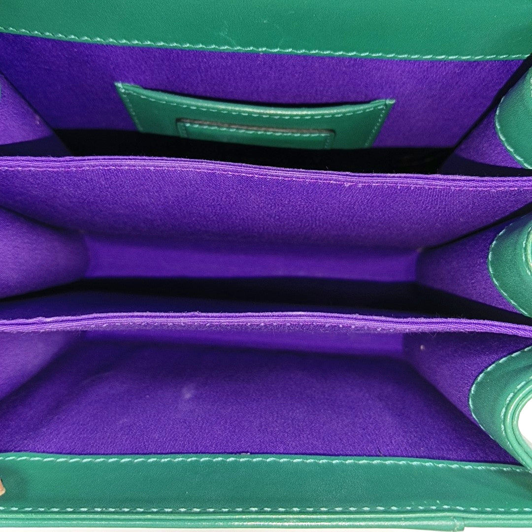 SERPENTI FOREVER Calfskin Green