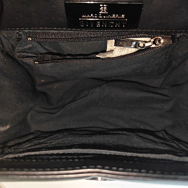 Calfskin Top Handle Bag Black