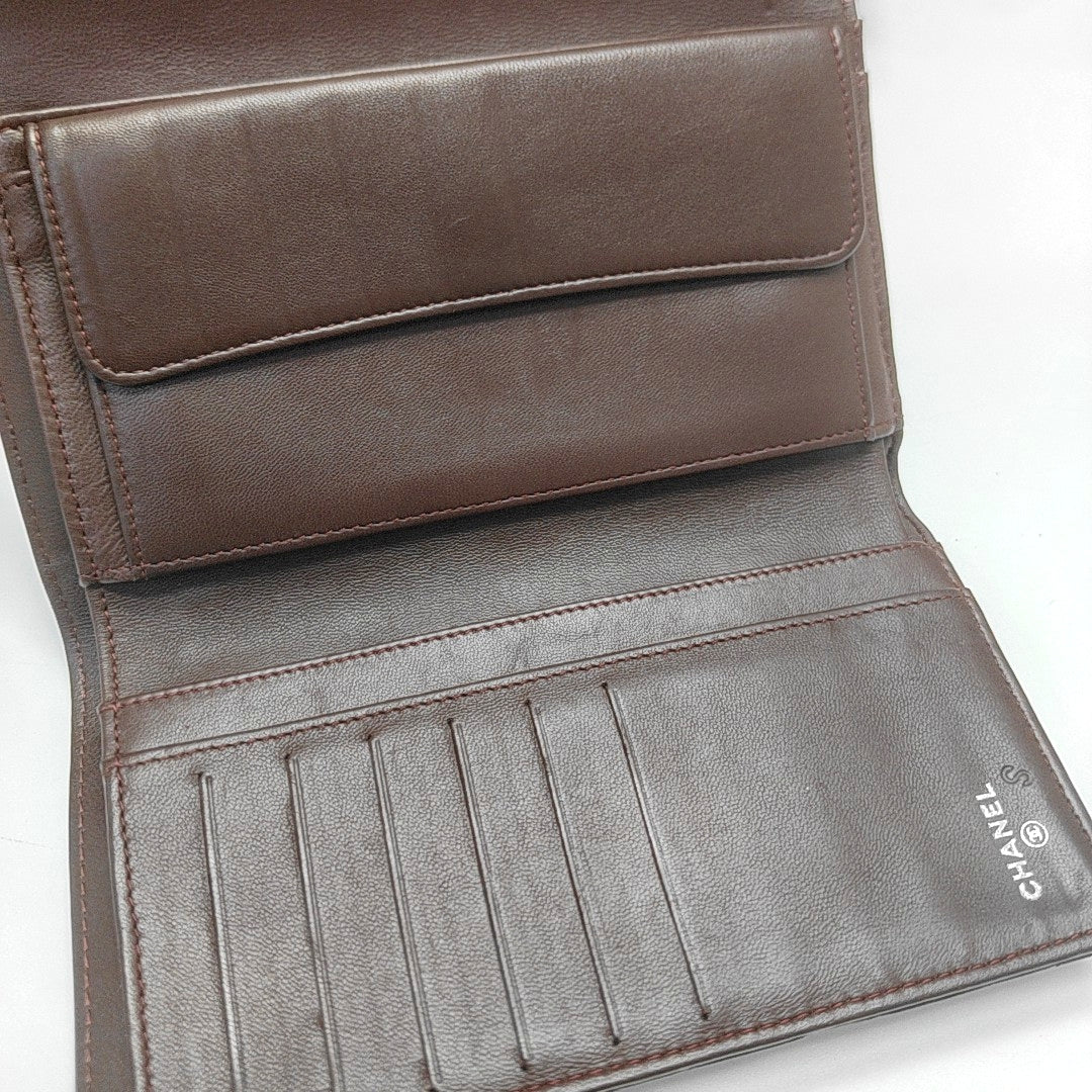 CLASSIC FLAP Mini Quilted Lambskin Black Wallet