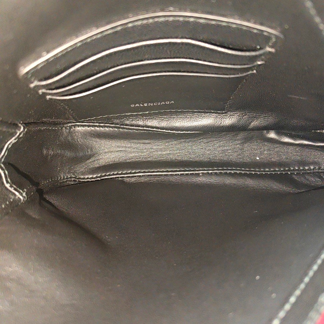Triangle Calfskin Red