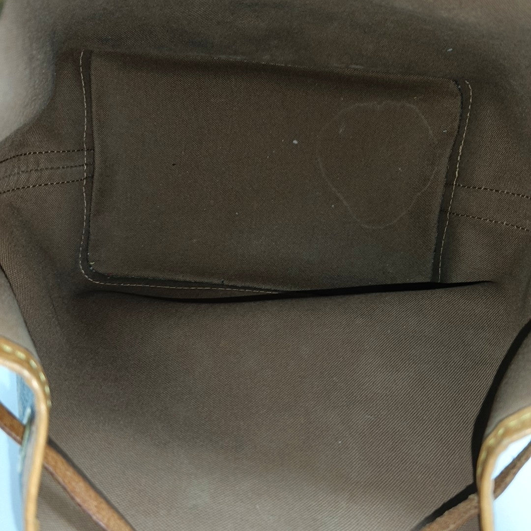 NOÉ BB Monogram Coated Canvas Brown
