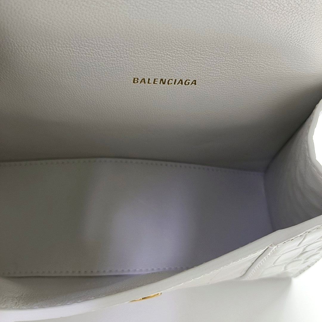 Hourglass XS Calfskin White