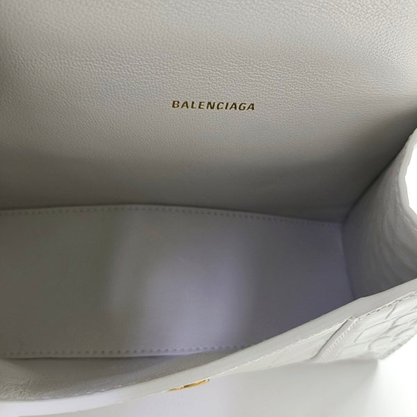 Hourglass XS Calfskin White
