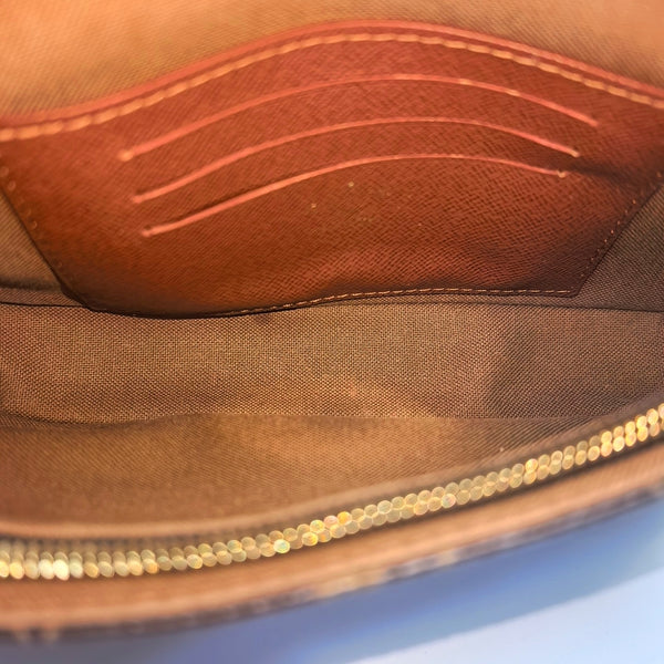 IVY Monogram Coated Canvas Brown