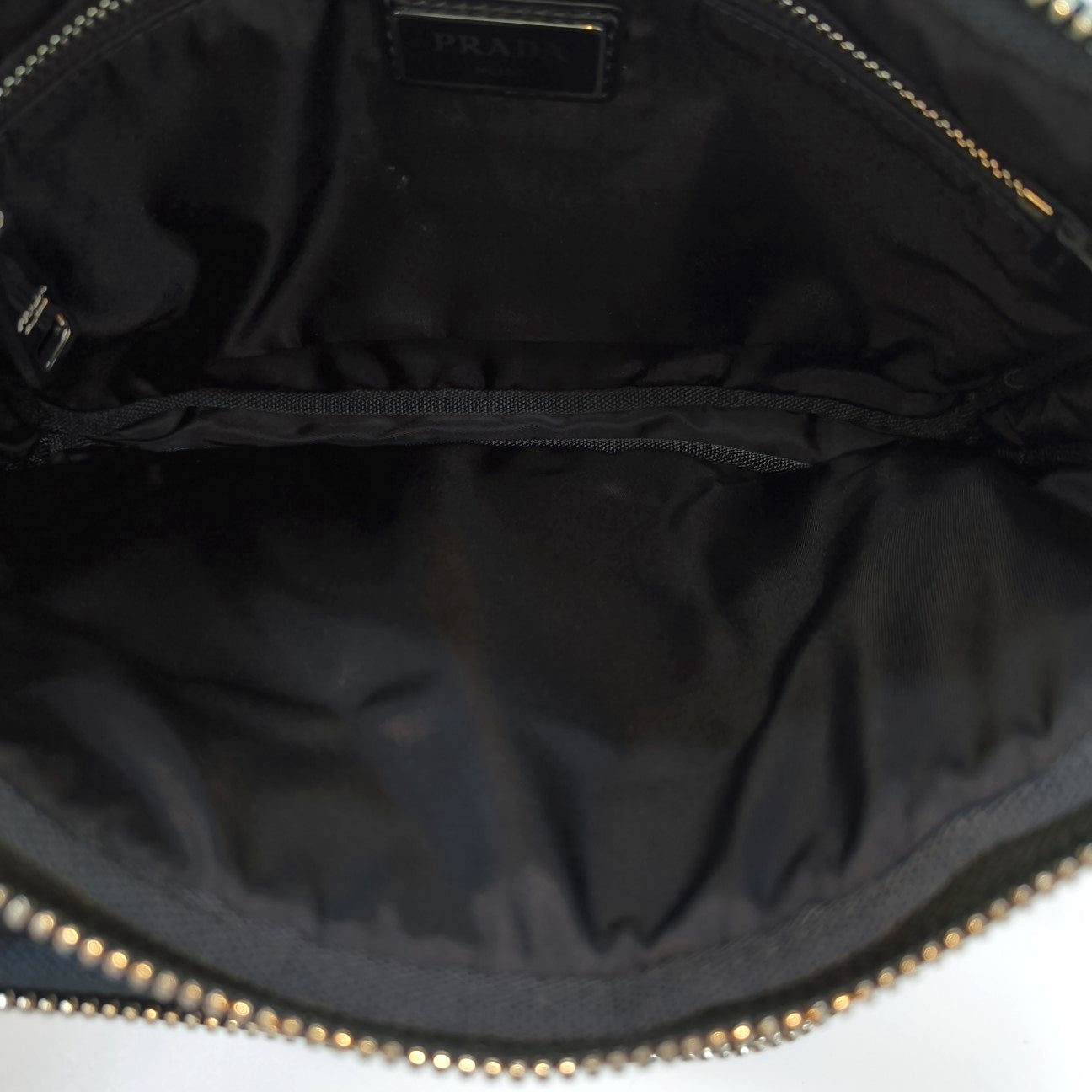 Nylon Shoulder Bag Black