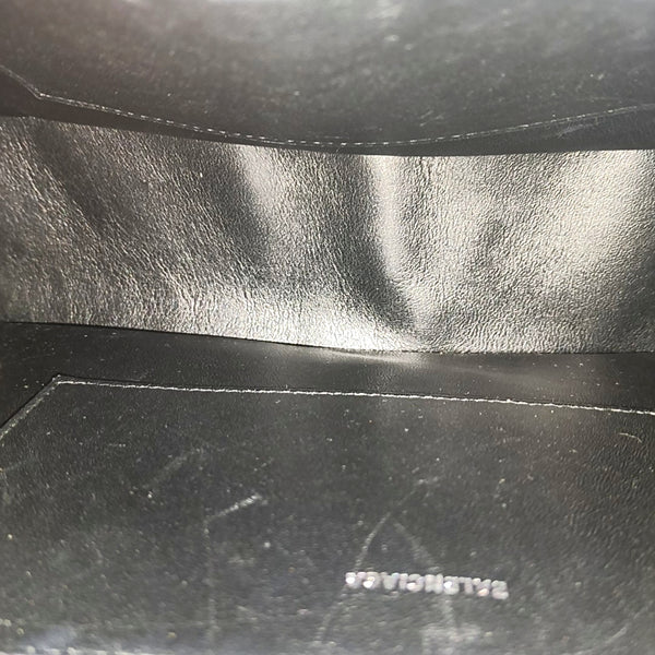 Calfskin Shoulder Bag Extra Large Black