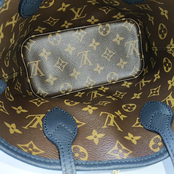 NEVERFULL INSIDE OUT BB Monogram Coated Canvas Black