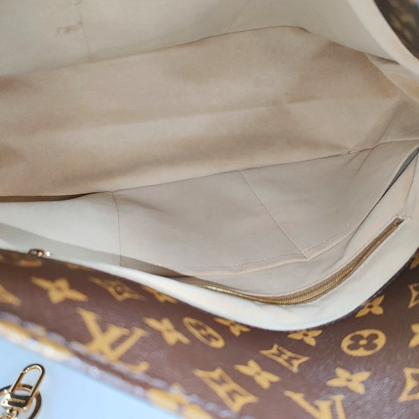 ARTSY MM Monogram Coated Canvas Brown
