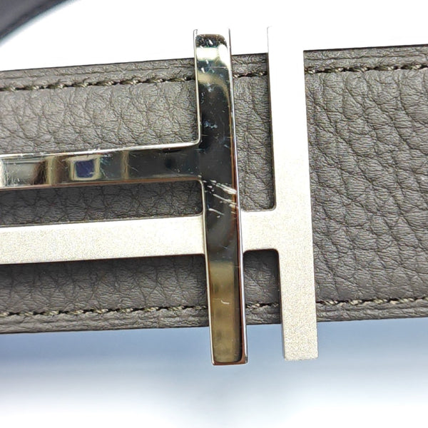 Leather Belt Gray