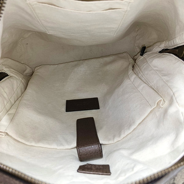 Monogram Coated Canvas Backpack Black