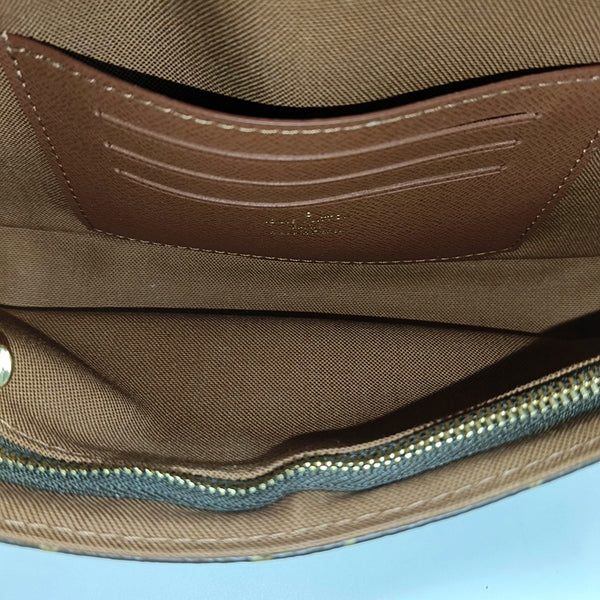 IVY Monogram Coated Canvas Brown