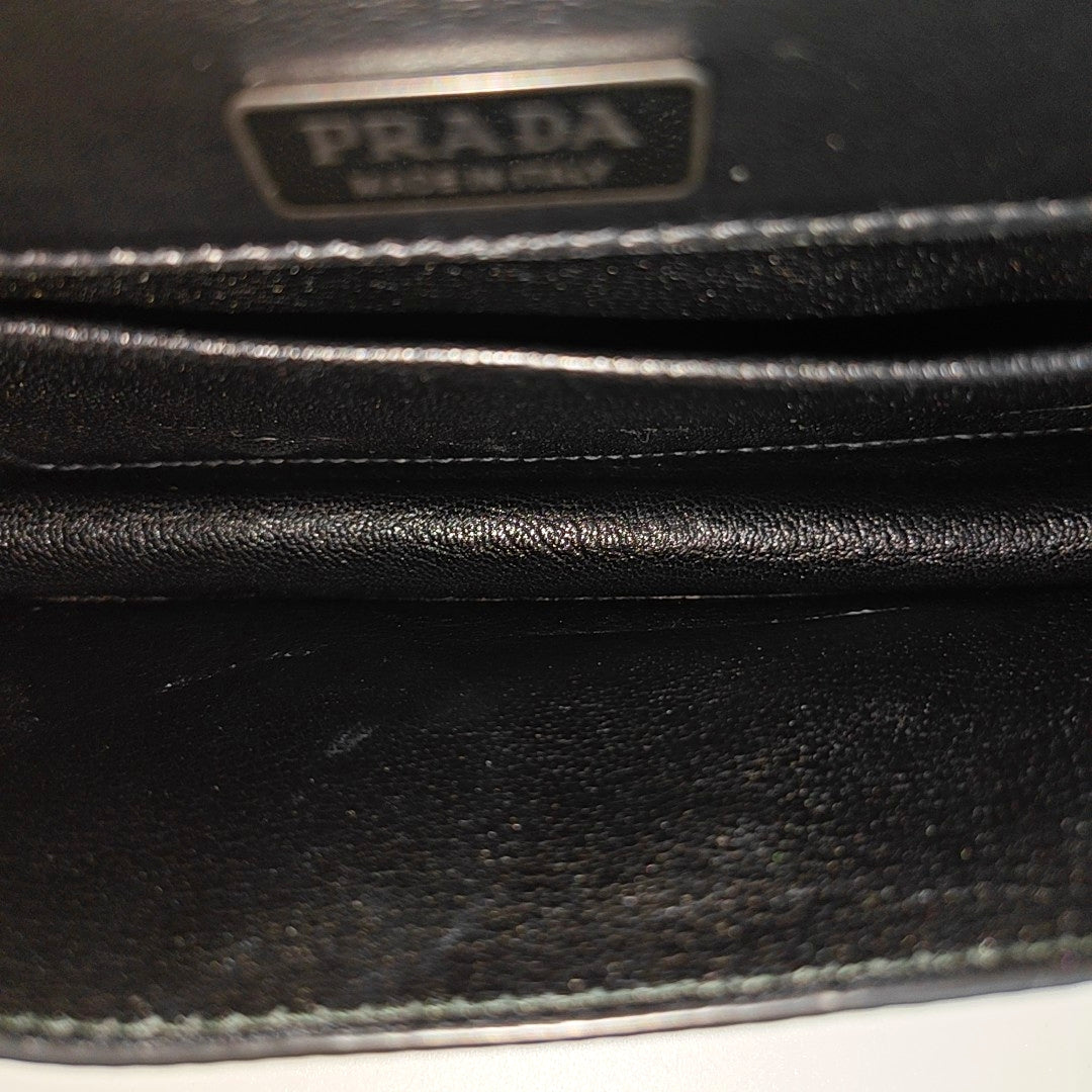 Calfskin Shoulder Bag Black
