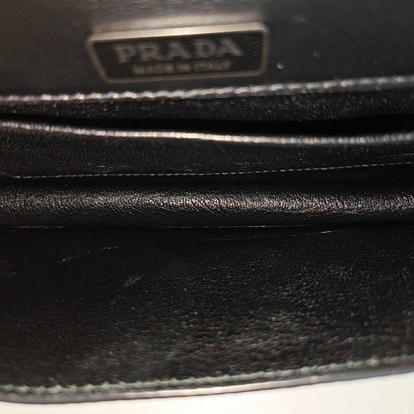 Calfskin Shoulder Bag Black