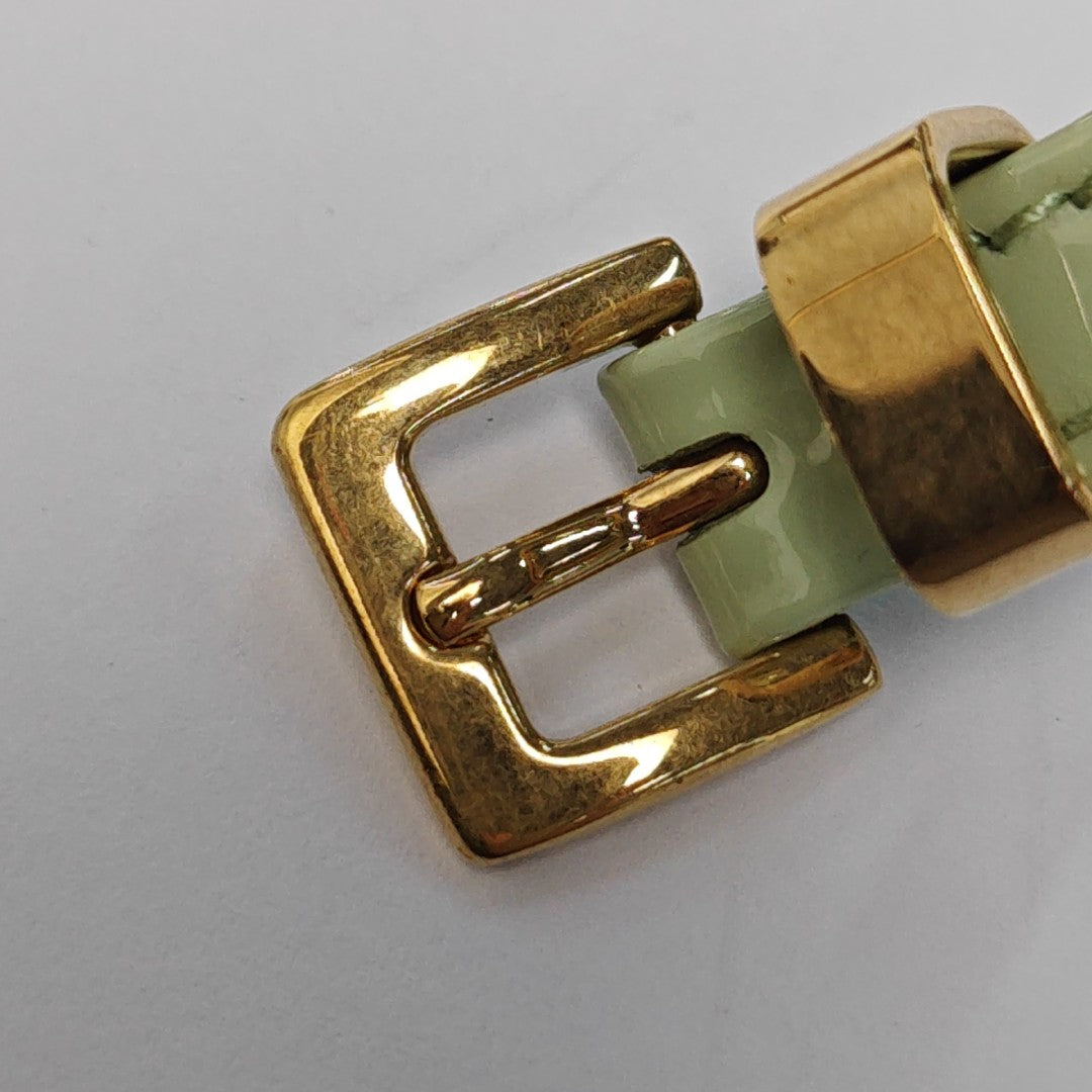 Leather Belt Green