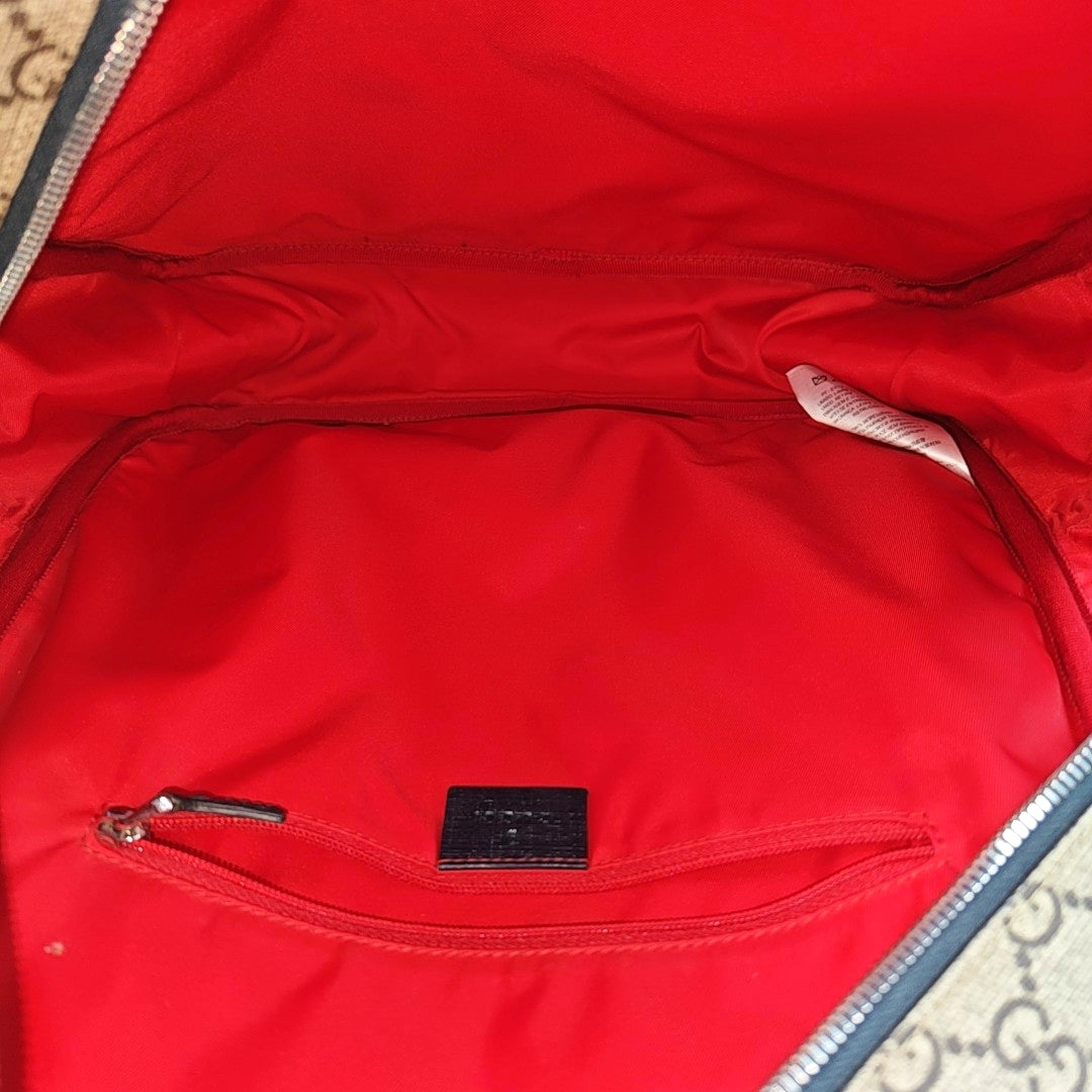 GG Supreme Monogram Coated Canvas Beige
