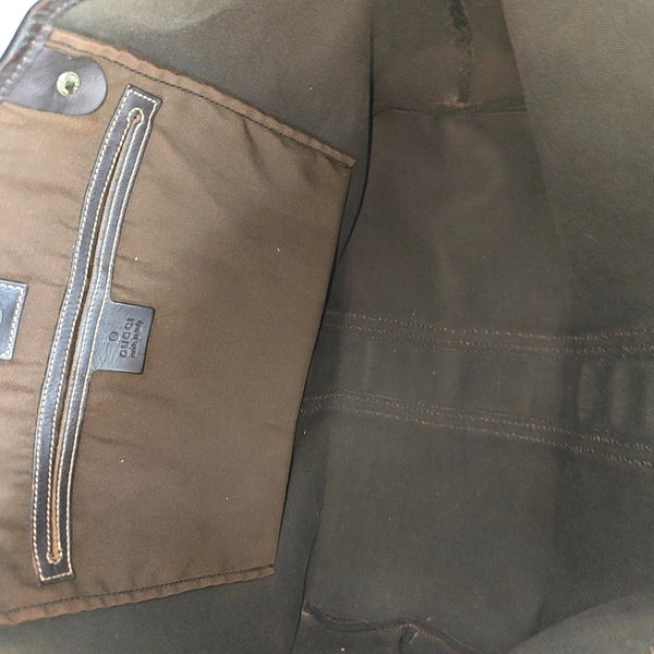 Monogram Coated Canvas Tote Bag Beige