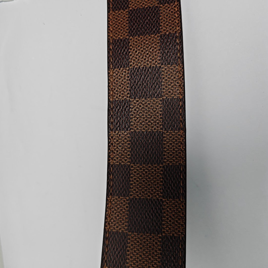 Coated Canvas Belt Brown
