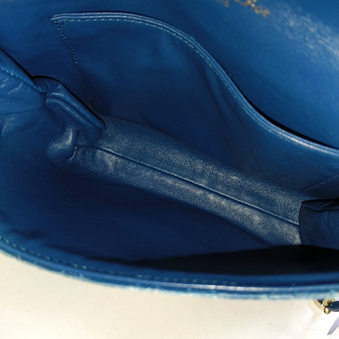 Miss Dior Cannage Velvet Blue