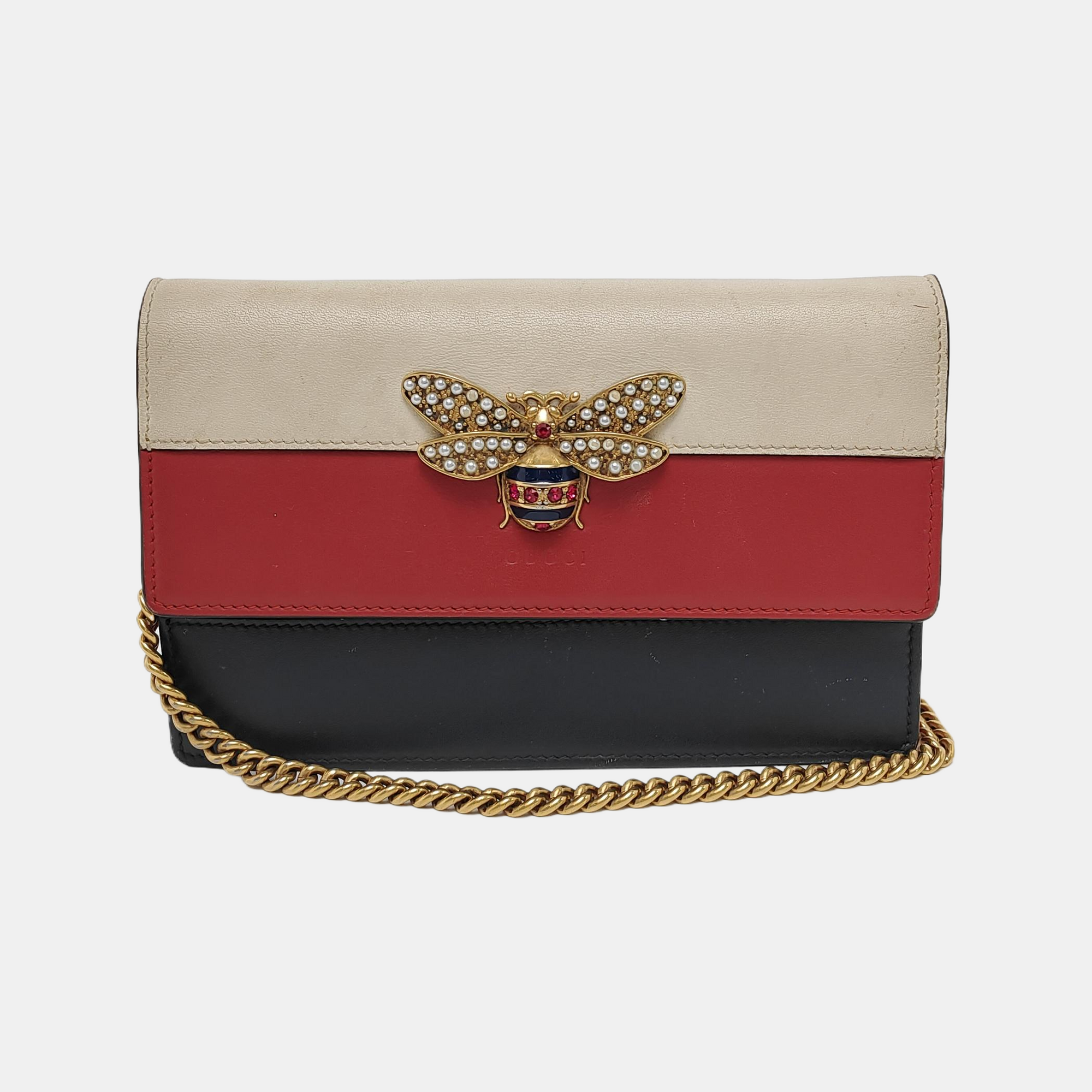 Queen Margaret Minibolsa de piel de becerro Multicolor