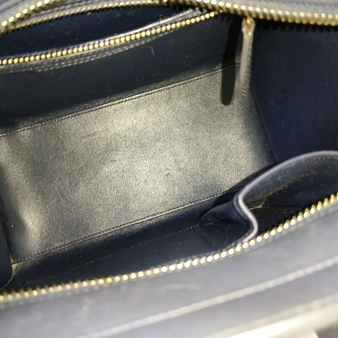 Authenticated pre-owned  LUGGAGE Micro Calfskin Multicolor - Tote Bag at Looply