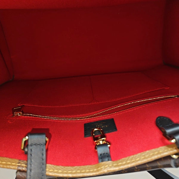 Onthego GM Lona Revestida Monogram Marrón
