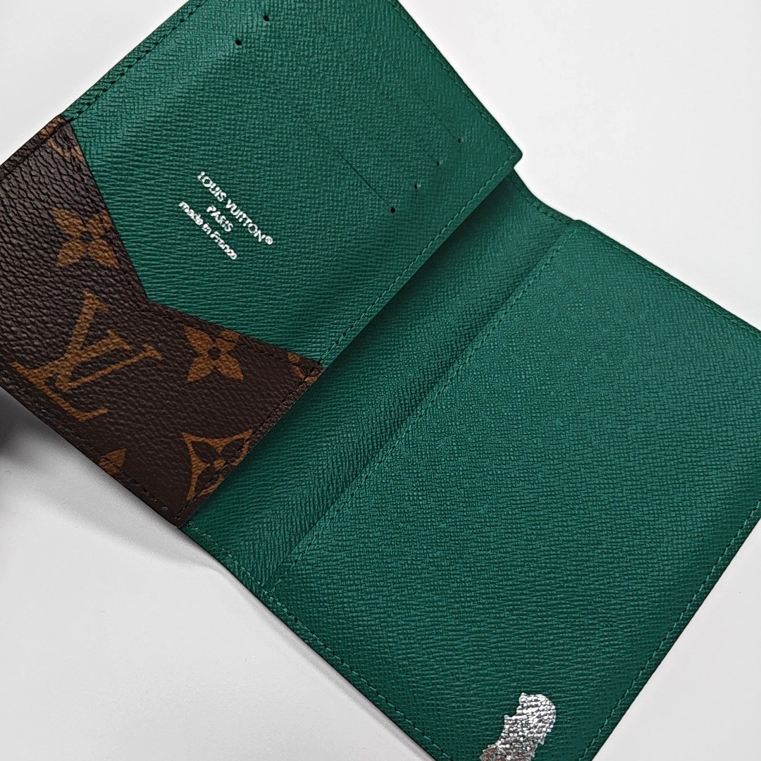 BRAZZA Monogram Coated Canvas Brown Wallet