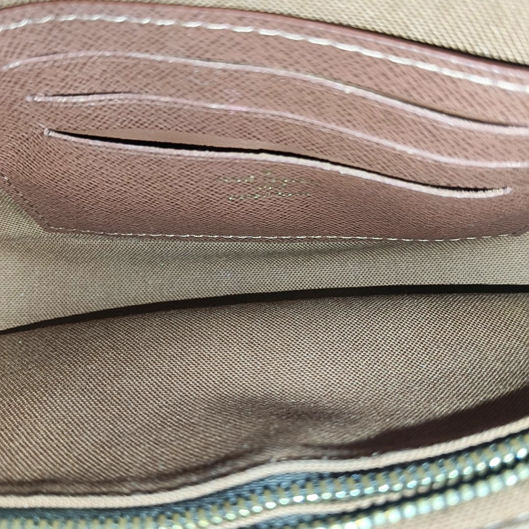 IVY Monogram Coated Canvas Brown