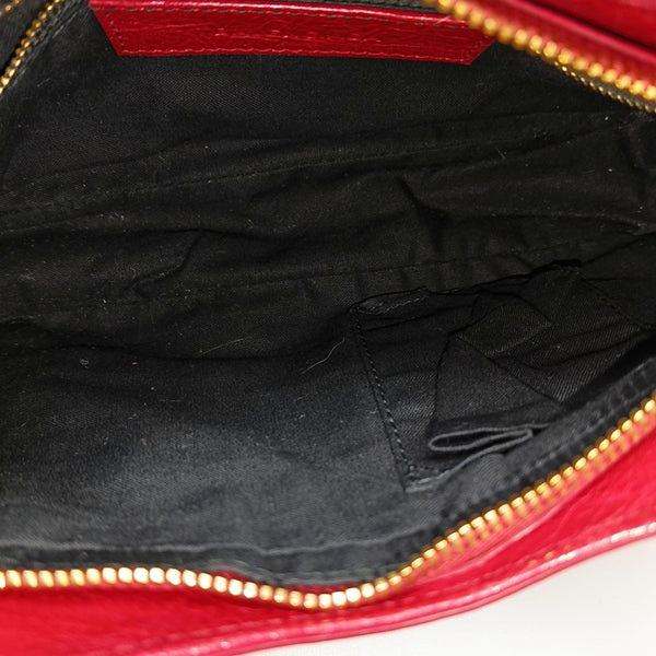 Authenticated pre-owned  Classic City Lambskin Burgundy - Crossbody Bag at Looply
