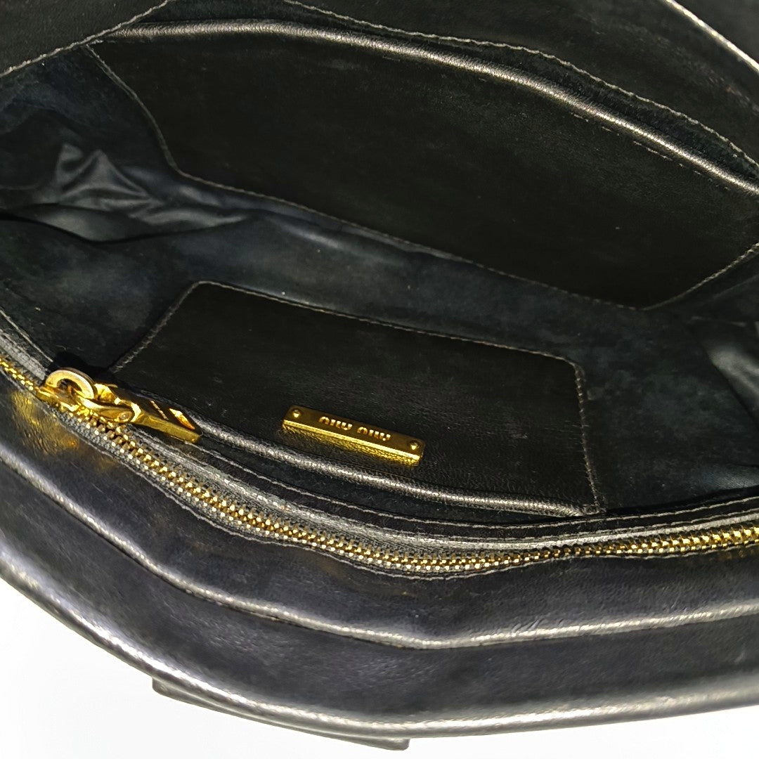 Quilted Lambskin Black
