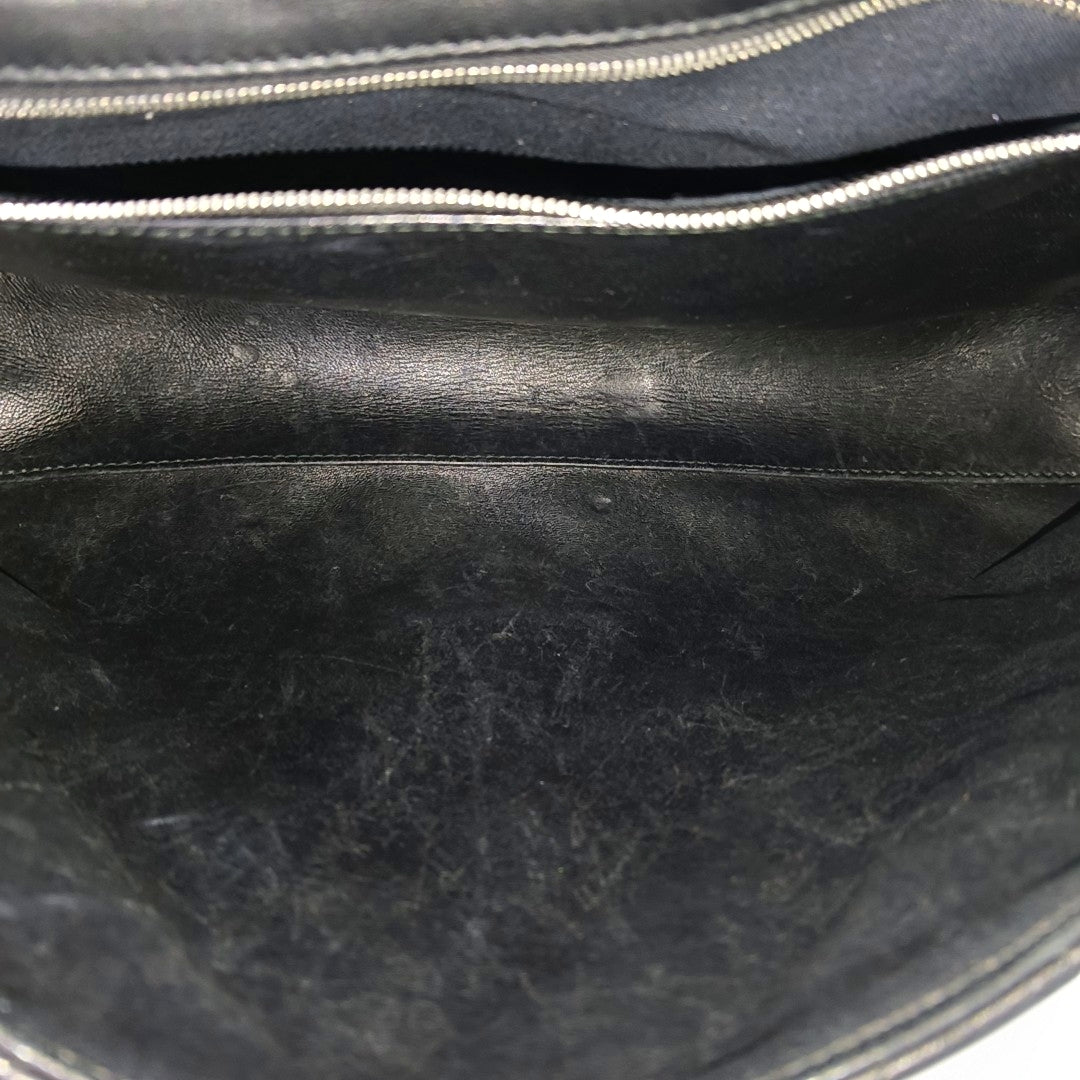 B. Quilted Calfskin Black