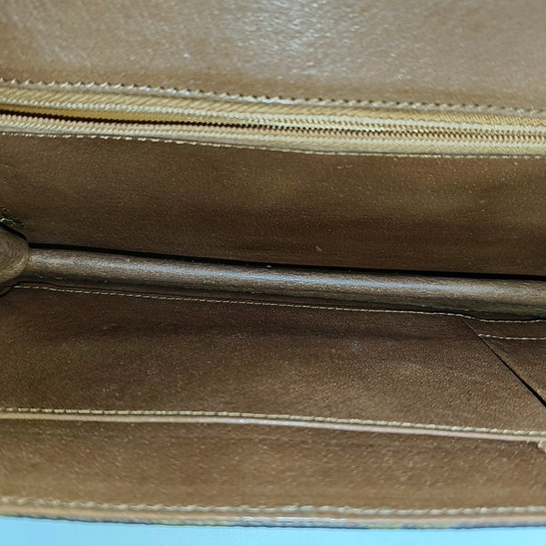 DAME Monogram Coated Canvas Brown