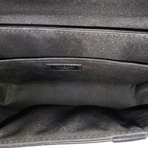 TRUNK PM Monogram Coated Canvas Black