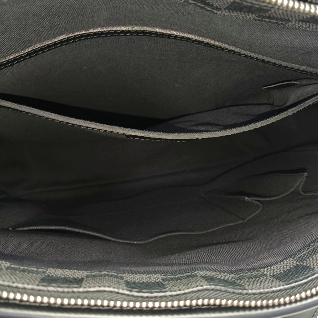 TADAO MM Damier Graphite Coated Canvas Gray