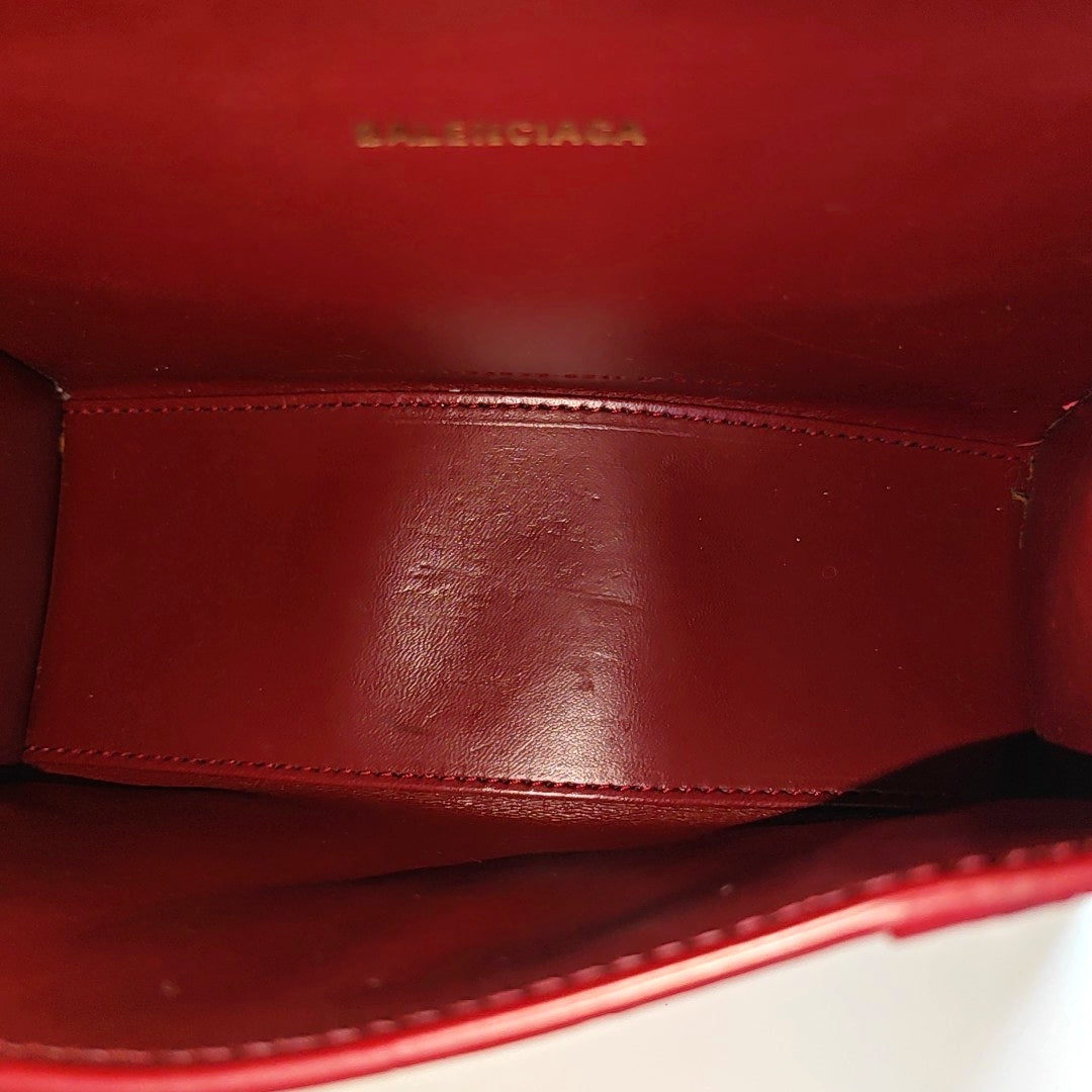 Hourglass XS Calfskin Red