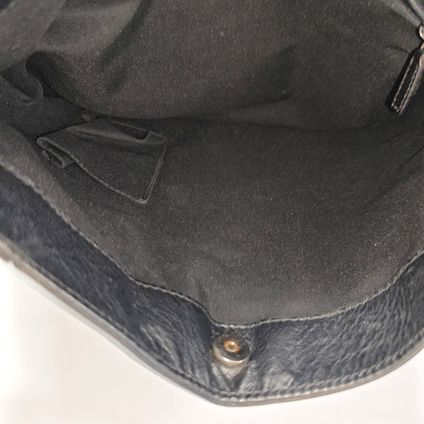 Calfskin Top Handle Bag Black