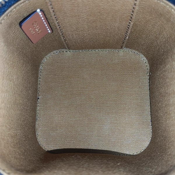 Coated Canvas Shoulder Bag Black