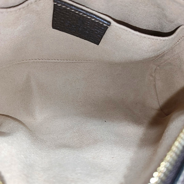 Ophidia Small Monogram Coated Canvas Beige