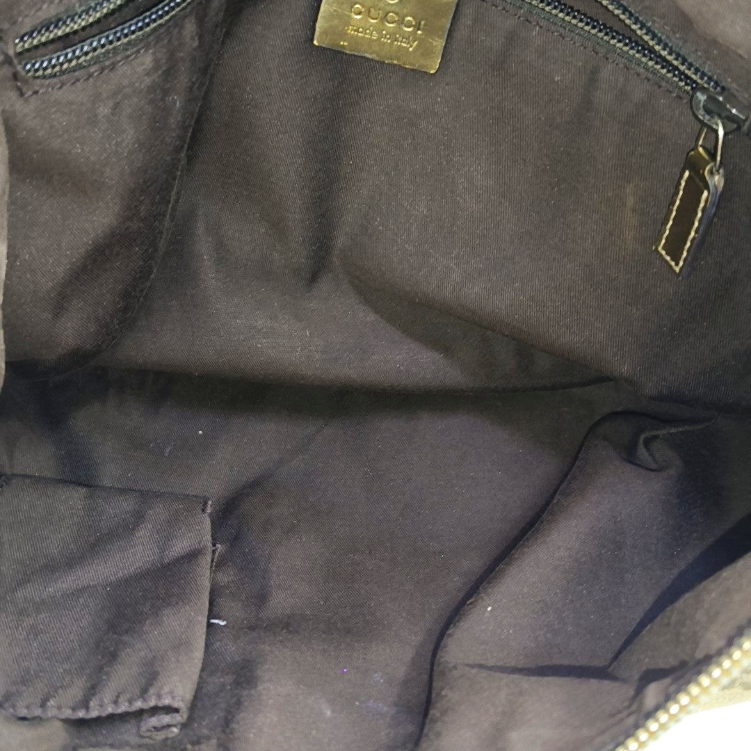 Monogram Coated Canvas Shoulder Bag Beige