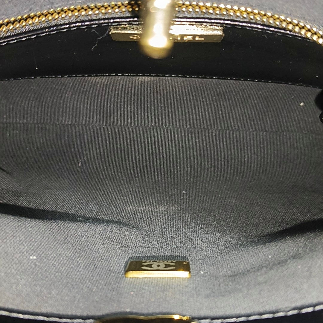 CHANEL 31 Mini Quilted Lambskin Black