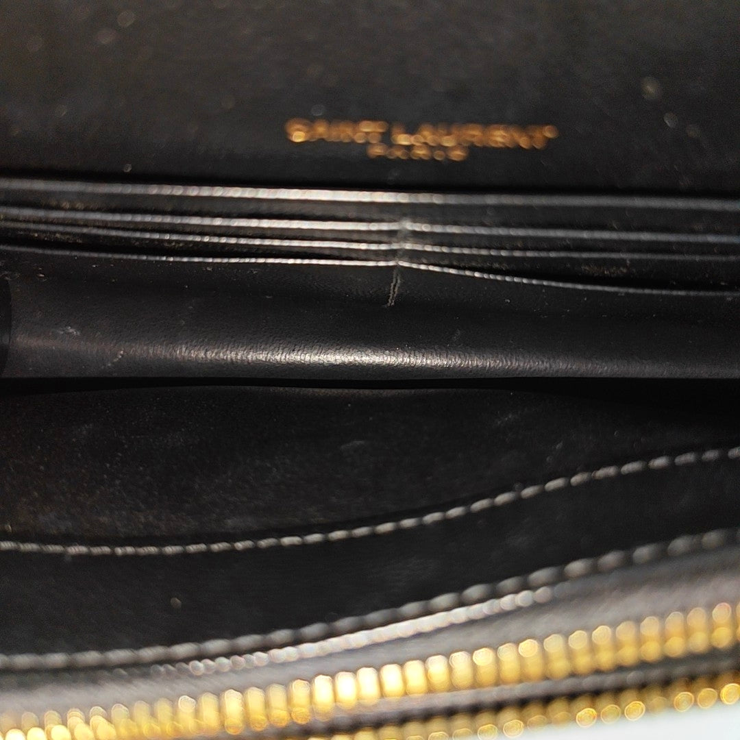 MONOGRAM WOC Chevron Calfskin Black