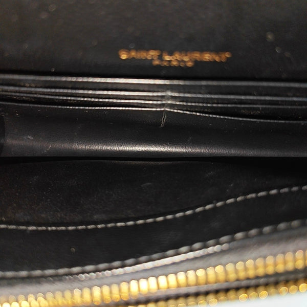 MONOGRAM WOC Chevron Calfskin Black