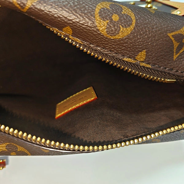 SIDE TRUNK MM Monogram Coated Canvas Brown