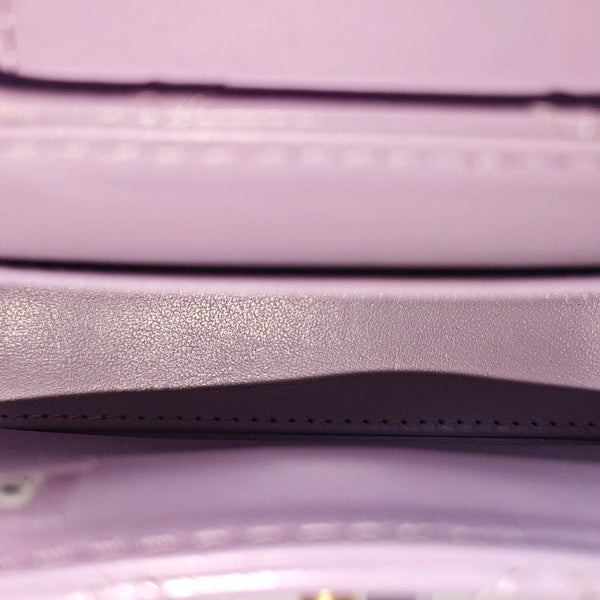 KELLY Super Mini Quilted Calfskin Purple